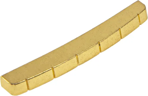 Miniatura 3 de 1 tuerca de guitarra eléctrica Yootones de latón de 6 cuerdas ranuradas compatibles con piezas de guitarra Les Paul Epiphone Strat Tele ST TL