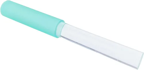 Cuenco de canto, base acrílica transparente, mazo de goma para tocar con cristal de cuarzo y bolsillo (verde)