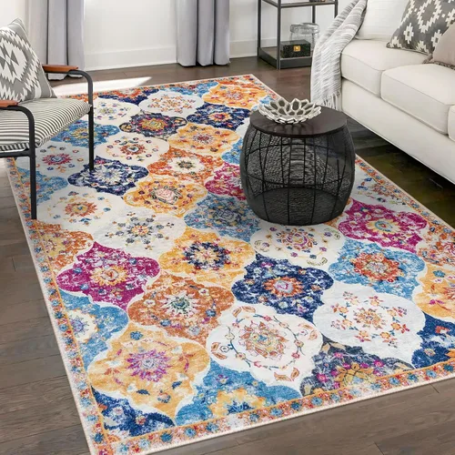 Miniatura 35 de KILOCOCO Alfombra de Pasillo 2x6, Alfombra de Pasillo Marroquí Súper Suave Lavable para Pasillo de Entrada, Alfombra de Cocina de Pasillo de Lana