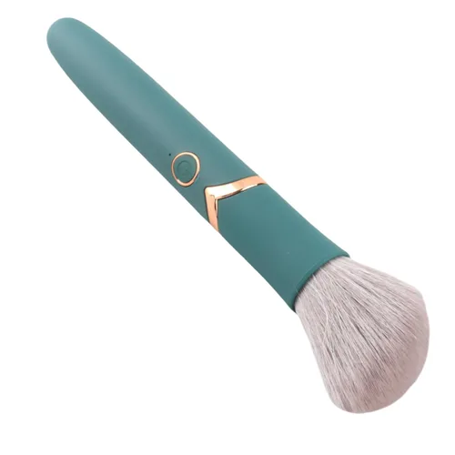 Cepillo de maquillaje eléctrico recargable por USB 10 engranajes vibración maquillaje cepillo para polvo líquido colorete corrector