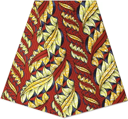 Miniatura 21 de Patrón africano de cera Ankara imprime tela 6 yardas 100% algodón cera paño para vestido de fiesta y telas de tapicería DIY LB041