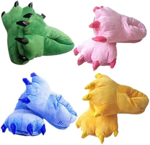 Miniatura 3 de Win8Fong Cosplay Monster Paw - Zapatillas de peluche con pies de monstruo
