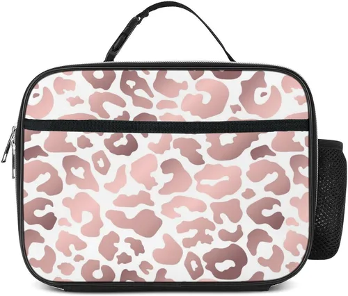 Miniatura 10 de Bolsa de almuerzo de mármol azul aislada reutilizable para niños y niñas, bolsa térmica térmica para hombres, mujeres, escuela, trabajo, picnic