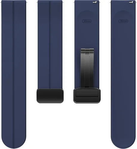 Miniatura 7 de Lamshaw Correa deportiva compatible con Garmin Forerunner 965, correa de repuesto de silicona suave con hebilla magnética compatible con Garmin