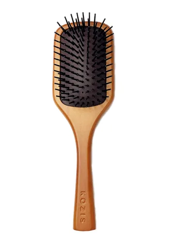 KOZIS Cepillo de pelo de paleta de madera (Mini)