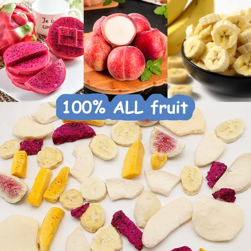 Miniatura 3 de ONETANG Fruta mixta liofilizada, paquete de 12 unidades, sin OMG, Kosher, sin azúcar añadida, sin gluten, vegano, regalos de vacaciones, aperitivo