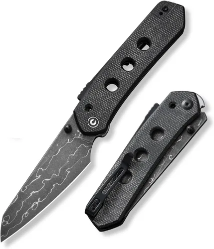 Miniatura 9 de CIVIVI Vision FG - Cuchillo de bolsillo para EDC, Superlock plegable con mango de 3.54 pulgadas Inversa Tanto Nitro-V Blade G-10, regalo ideal