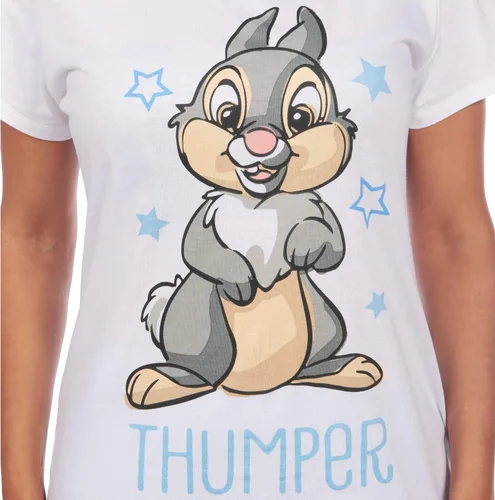 Miniatura 2 de Disney Pijama Bambi Thumper para mujer Azul Patchwork