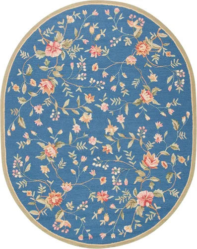 Miniatura 19 de SAFAVIEH Chelsea Collection - Alfombra decorativa de 1 pies 8 pulgadas x 2 pies 6 pulgadas, color negro, lana de campo francesa enganchada a mano