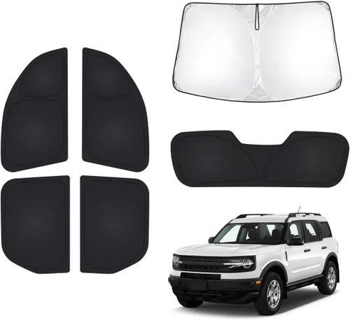 Miniatura 104 de T TGBROS Parasol para parabrisas para Honda Civic 2022-2025 2026, parasol grueso con bloqueo UV y opaca, para privacidad, plegables, 8 accesorios