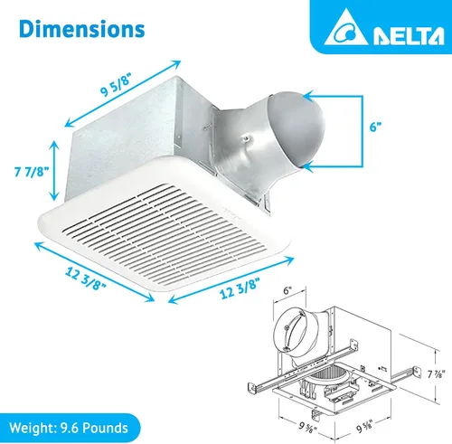 Miniatura 3 de Ventiladores Delta Electronics Breez Signature, SIG80-110, 8.2watts, 120 volts