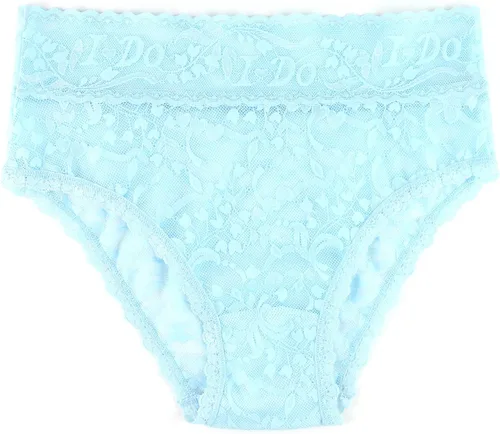 Miniatura 3 de hanky panky Bridal I DO Shimmer Lace High Rise Cheeky Brief (152441)