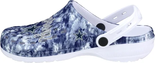 Miniatura 23 de FOCO NFL Womens NFL Team Logo Cloudie Garden Water Sandals Shoes Slipper Clogs with Strap