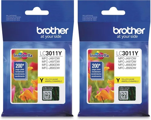 Miniatura 10 de Cartucho de tinta Brother LC3011 de rendimiento estándar, empaque individual, rendimiento de hasta 200 páginas, LC3011, cartucho de reposición