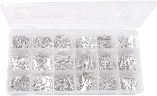 Miniatura 7 de ChangJin - Una caja de 180 dijes de ángeles de metal plateado envejecido para hacer joyas en almacenamiento (7 estilos), Metal, No es una piedra