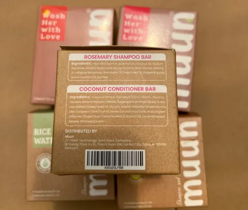 Miniatura 9 de Set de Barras de Champú y Acondicionador de Romero Muun 3 - Jabones de Crecimiento de Cabello Sólidos Naturales para Mujeres con Cabello Lacio