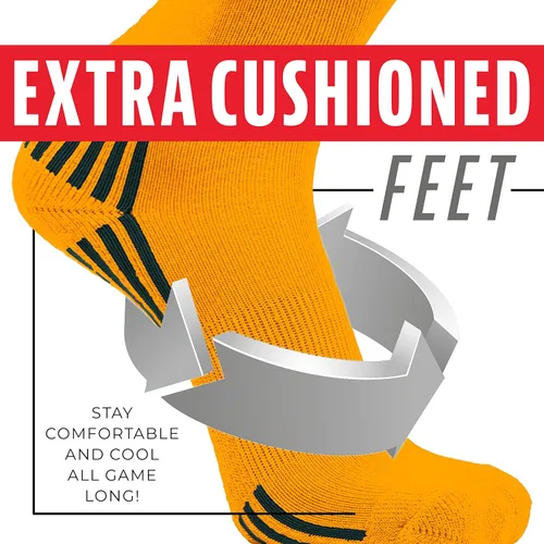 Miniatura 2 de Franklin Sports Calcetines de béisbol y sóftbol juveniles, calcetines de béisbol y sóftbol para niños, calcetines deportivos altos para niños y niñas