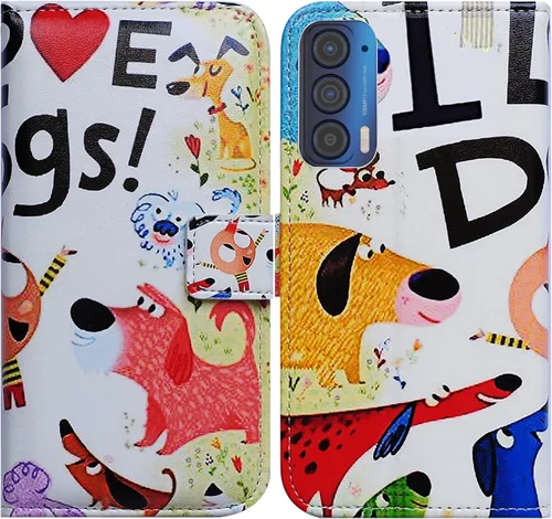 Miniatura 10 de Bcov Funda para Motorola Edge 2021, funda de piel con tapa para teléfono móvil con ranura para tarjeta y soporte para Motorola Moto Edge 2021