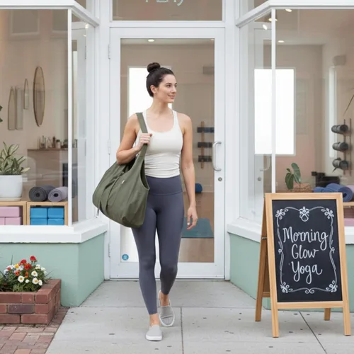 Miniatura 5 de Yogiii, bolsa para esterilla de yoga, la YogiiiTotePRO, bolsa grande para llevar esterilla de yoga con bolsillo lateral, para todos