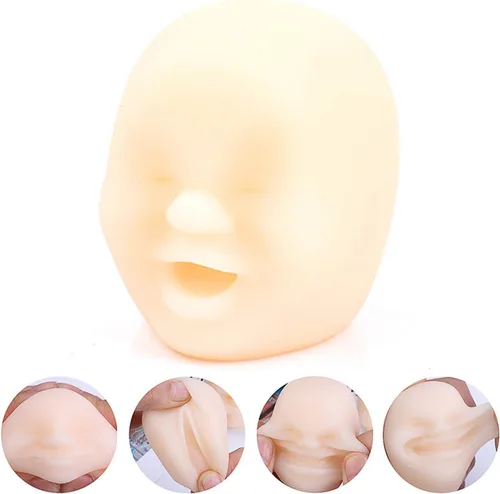 Miniatura 11 de Pelotas Divertidas con Caras de Emociones Humanas - Pelotas Antiestrés para Apretar para Niños y Adultos, Juguetes Sensoriales para Autismo