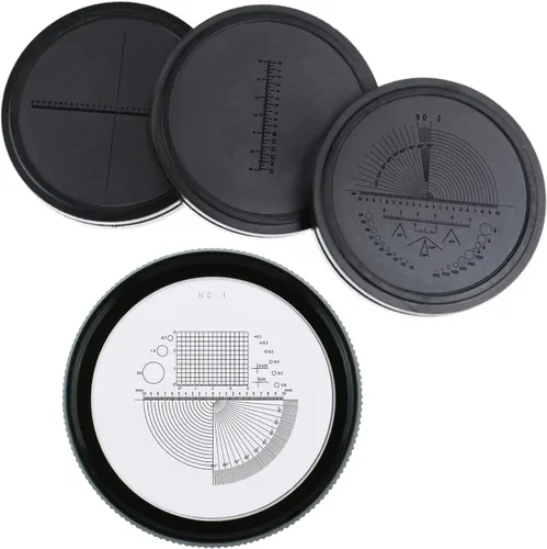 Miniatura 7 de Jewelers Loupe - Lupa de aumento 10X con 8 luces LED y 4 lentes de escala de vidrio, lupa de joyería de 0.98 pulgadas (0.197 in) campo de visión