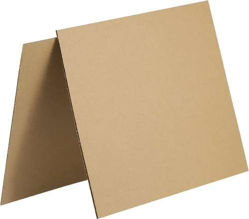 Miniatura 6 de PINGEUI 50 hojas de cartón corrugado de 10 x 10 pulgadas, hojas de cartón kraft marrón de 1/8 pulgadas de grosor, cartón corrugado para embalaje