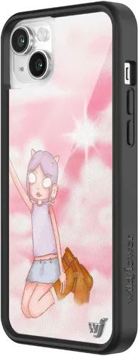 Miniatura 2 de Fundas Wildflower - Compatibles con Apple iPhone 14 Plus Parachoques protector negro, certificado de prueba de caída de 4 pies, propiedad