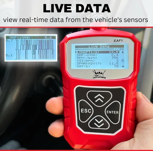 Miniatura 3 de EAF1 OBD2 Escáner de coche – Herramienta de diagnóstico automotriz profesional lector de código para luz del motor OBDII escáner para coche de datos