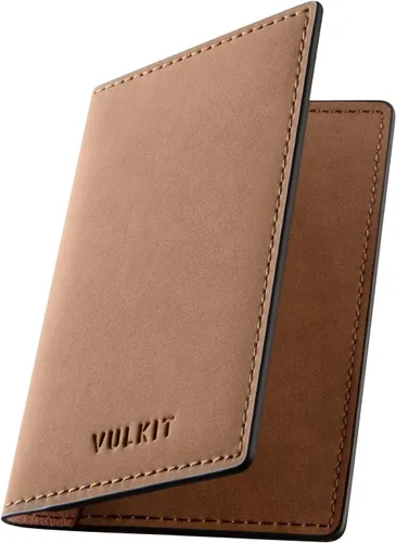 Miniatura 9 de VULKIT - Porta tarjetas de visita de cuero, organizador delgado de 2 lados para tarjetas de nombre de negocios para hombres o mujeres, Rosa