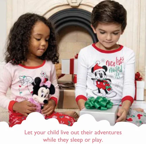 Miniatura 2 de Disney Girls Minnie Mouse 2-Piece Snug-fit Cotton Pajamas Set