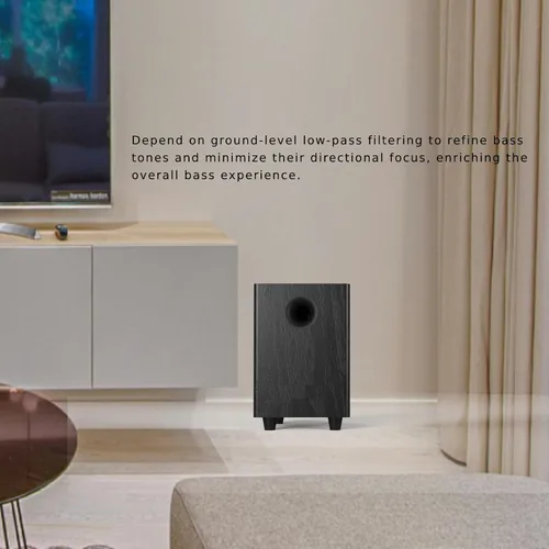 Miniatura 3 de Subwoofer pasivo de 6.5 pulgadas, potencia de 100 W, graves pesados, potente sonido, fibra sintética, material de madera, altavoz pasivo para cine