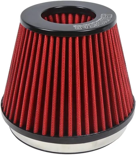 Miniatura 11 de Filtro de aire universal de alto flujo de 6 pulgadas y 5.984 in, entrada de aire frío de cono reutilizable, alto rendimiento, lavable, kit de aire