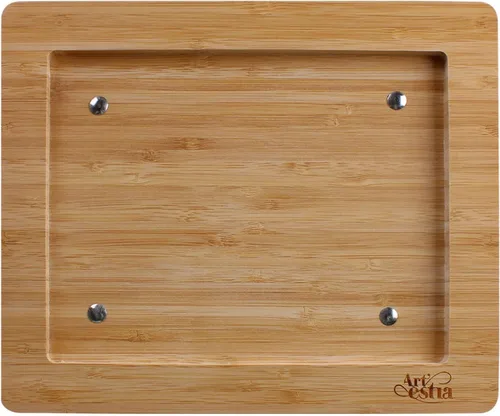 Miniatura 3 de Artestia Plato de bambú para cocinar piedra de filete, bandejas de repuesto para servir, tablero de accesorios de chacutería para fiestas familiares