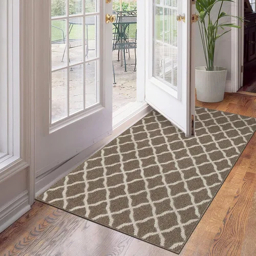 Miniatura 61 de SHACOS Alfombra de pasillo lavable de 2 x 8 pies, con parte trasera de goma antideslizante, resistente a las manchas, alfombra de cocina