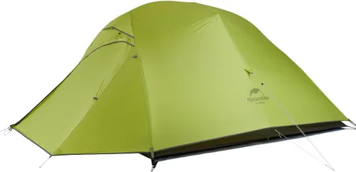 Miniatura 2 de Naturehike Cloud Up - Tienda de campaña para 3 personas con huella, 3 estaciones, ligera, para 3 personas, para acampar y senderismo Mostaza Verde