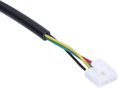 Miniatura 8 de Cable de alimentación de datos de scooter, 4.2 ft 4.17 pies 42 V caucho negro datos cable de alimentación Accesorios para Xiaomi Mijia M365 Scooter