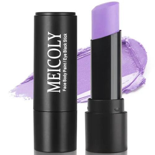 Miniatura 30 de MEICOLY Barra de maquillaje para ojos negros azul real, impermeable para béisbol, sóftbol, fútbol, lacrosse, barra de pintura corporal y facial azul