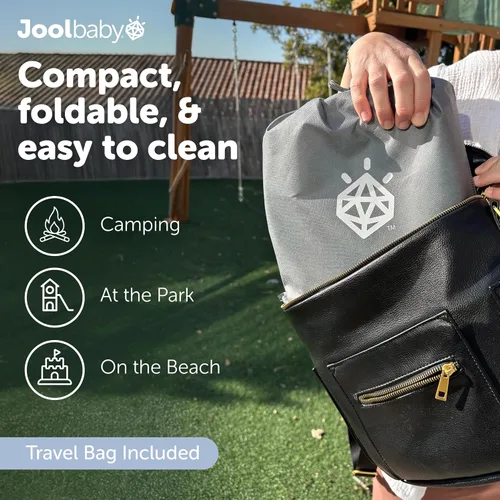 Miniatura 6 de Jool Baby Silla portátil de entrenamiento para ir al baño con bolsa de viaje y 30 forros, plegable, para uso en interiores y exteriores, camping