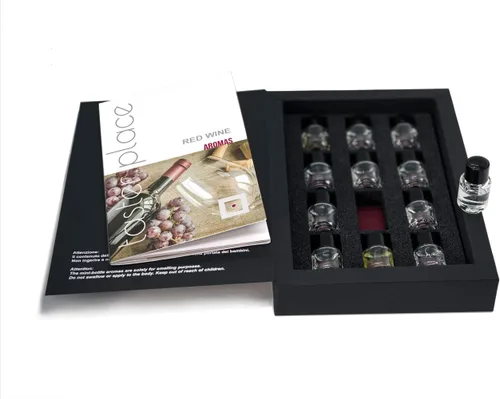 Miniatura 9 de TASTERPLACE Set de aromas - 12 aromas de vino blanco - para sumilleres y amantes del vino - Entrena tu nariz - Herramienta de degustación.. 12