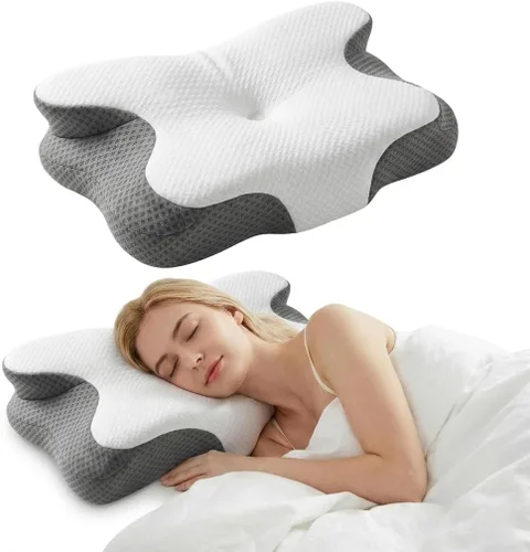 Miniatura 7 de Almohada para Apnea del Sueño, Almohada Cervical para Apnea del Sueño, Almohadas de Espuma Viscoelástica Premium para Alivio del Dolor de Cuello