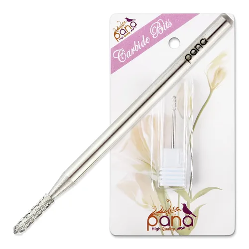 Miniatura 11 de PANA - Broca de carburo de 3/32" para limpieza de cutículas de uñas, para eliminar piel muerta, quitar esmalte en gel y acrílico, limpiador debajo