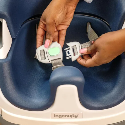 Miniatura 9 de Ingenuity Asiento base para bebé 2-en-1 con bandeja auto-guardable para alimentación y piso - Cielo nocturno Noche estrellada