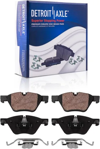 Miniatura 40 de Detroit Axle - Pastillas de freno traseras para Honda Odyssey 2011-2017 Pilot 2007-2013 MDX 2010-2013 ZDX 2010-2013 Pastillas de freno de cerámica