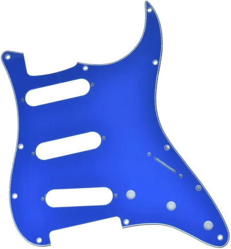 Miniatura 26 de KAISH - Golpeador de 11 agujeros estilo ST/Strat, SSS, para Stratocaster de EE. UU./México, perla de abulón