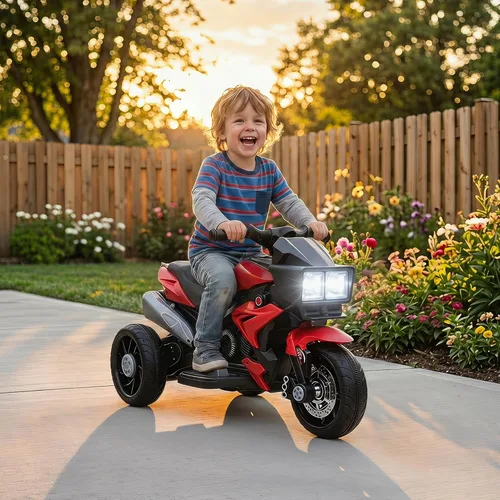 Miniatura 8 de Aosom Motocicleta para niños de 6V, juguete de montar para niños pequeños, mini motocicleta eléctrica de alta tracción, batería, con interruptor