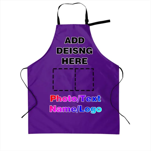 Miniatura 29 de Delantales personalizados para mujeres y hombres, delantal personalizado con logotipo de texto fotográfico, delantales de cocina personalizados