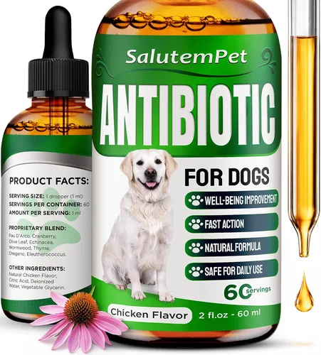 Miniatura 9 de Antibióticos naturales para perros y cachorros Antibióticos para perros de todas las edades Ingredientes a base de hierbas Ayuda con alergias