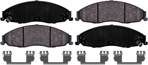 Miniatura 7 de Detroit Axle - Kit de freno delantero para Cadillac CTS 2003-2007, STS 2005-2008, rotores de freno de disco pastillas de freno de cerámica