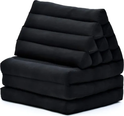 Miniatura 74 de Leewadee - Cojín Tailandés plegable para el suelo con respaldo para TV, sala de estar, colchón para exterior, 65.7 x 20.9 x 11.8 pulgadas, Kapok