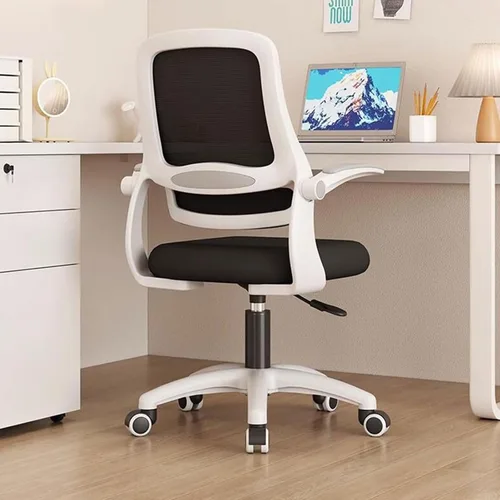 Miniatura 2 de High Back Desk Chair,Ergonomic Office Chair,Mesh Desk Lumbar Support Computer Chair with Wheels and Flip-up Arms,Swivel Task Adjustable Height Home